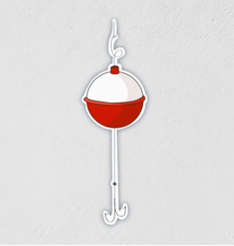 Little Rock Designs Sticker - Small Bobber with Line