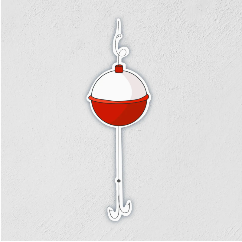 Sticker - Small Bobber with Line