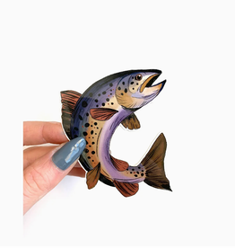 Little Rock Designs Sticker - Jumping Trout