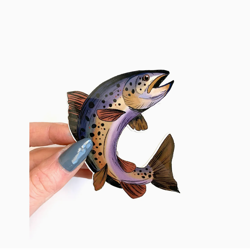 Sticker - Jumping Trout