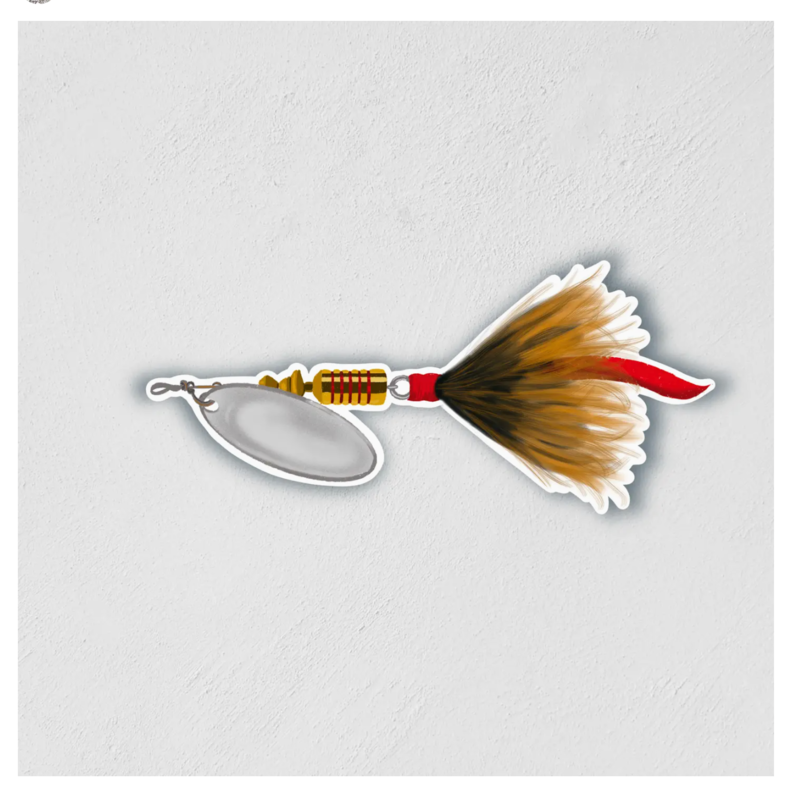 Little Rock Designs Sticker - Spin Lure