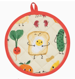 Danica Jubilee (Faire) Potholder-Funny Food