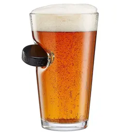 BenShot Pint Glass - Hockey Puck