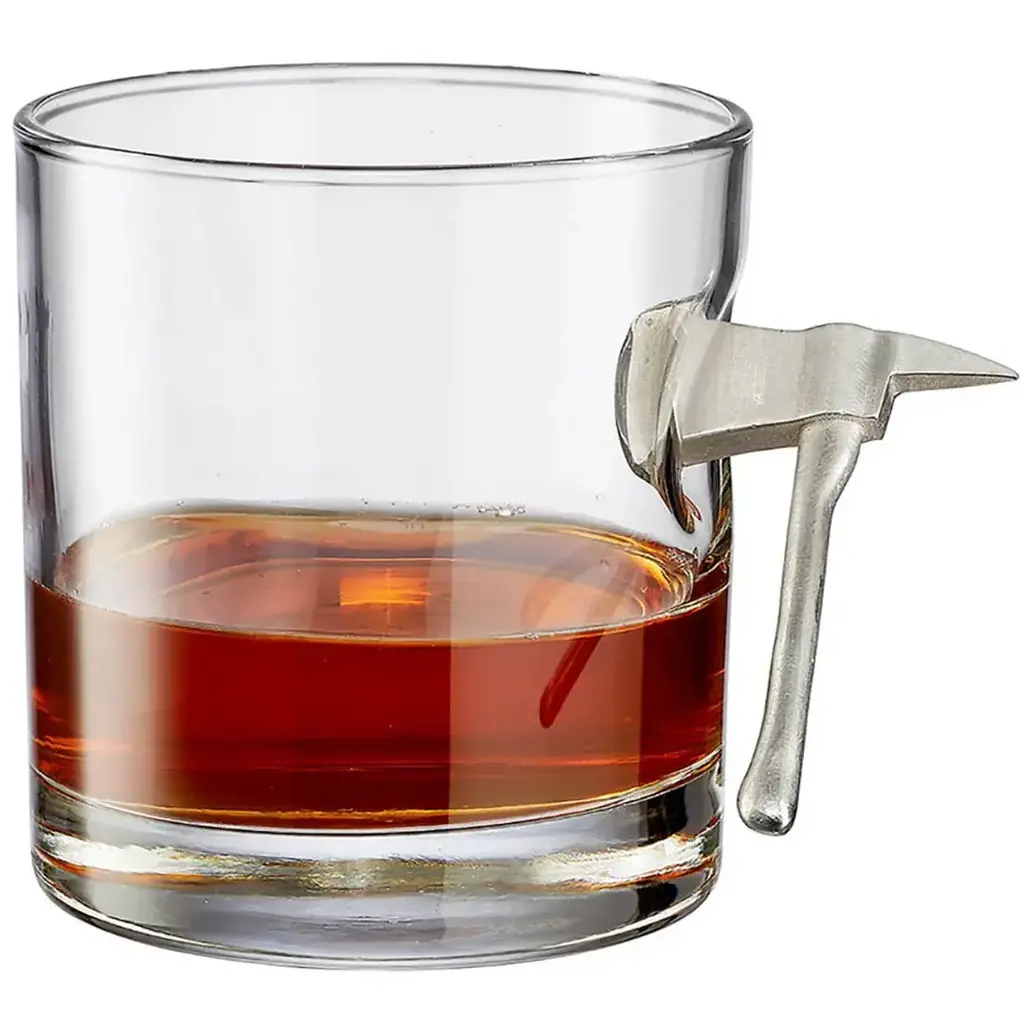 BenShot Rocks Glass - Fire Axe