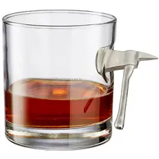 BenShot Rocks Glass - Fire Axe