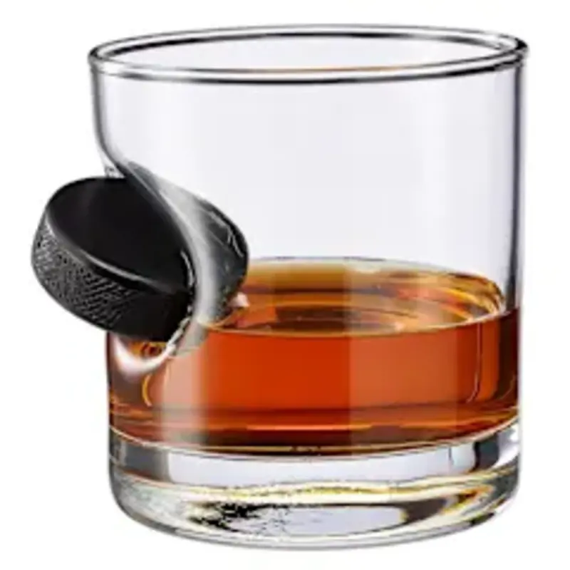 Rocks Glass - Hockey Puck