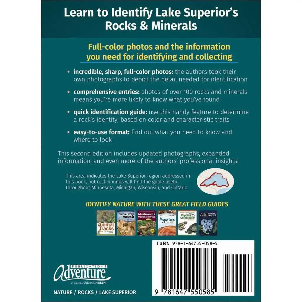 Lynch Dan R. and Bob Lake Superior Rocks & Minerals Field Guide
