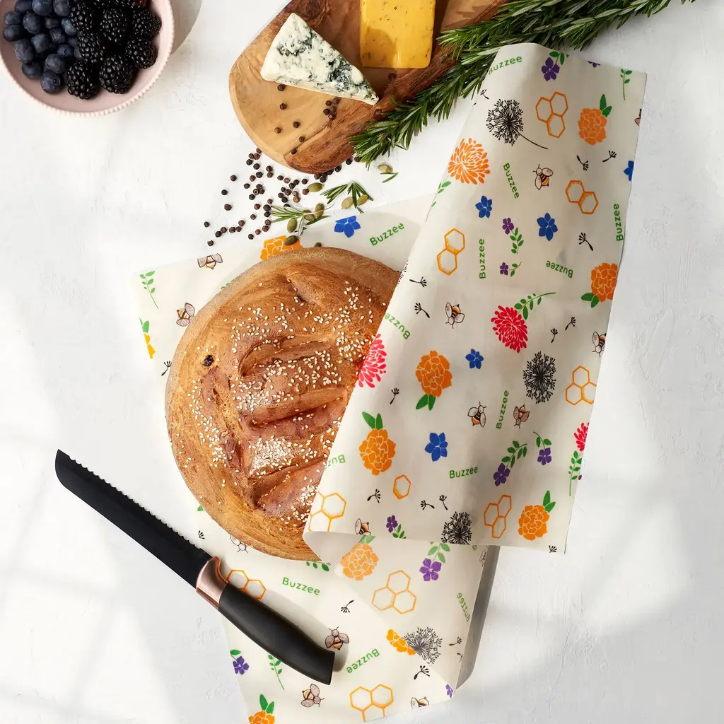 Reusable Beeswax Wrap - Bread/Baguette Wrap