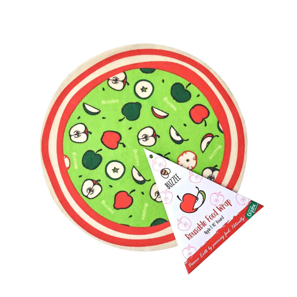 Reusable Beeswax Wraps - Rounds - Apple