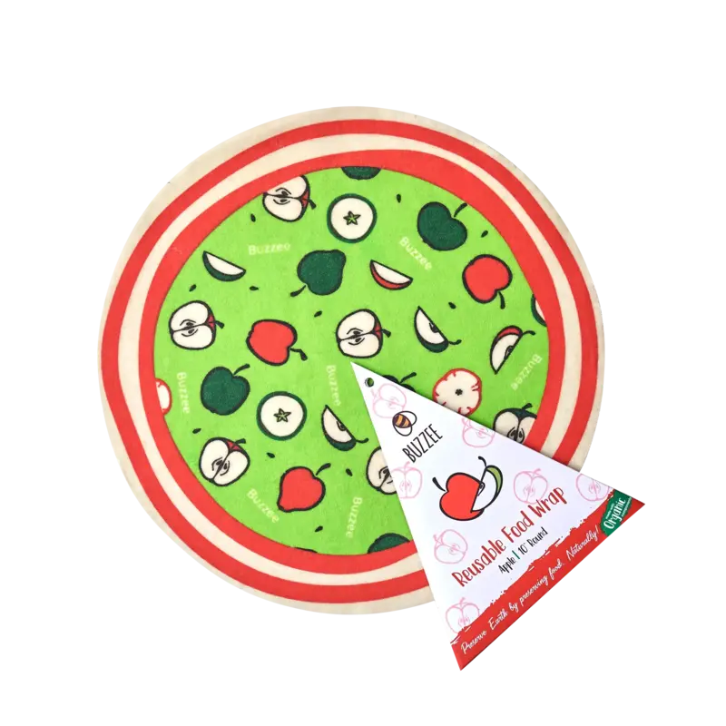 Reusable Beeswax Wraps - Rounds - Apple