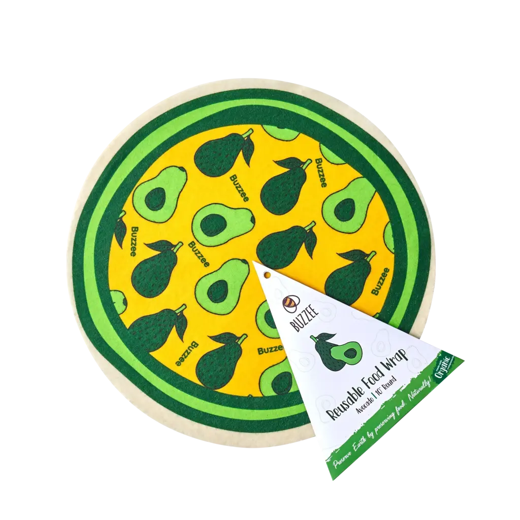 Reusable Beeswax Wraps - Rounds - Avocado