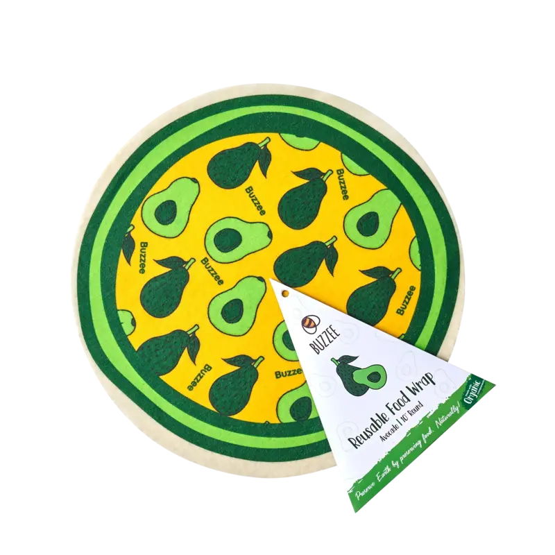 Reusable Beeswax Wraps - Rounds - Avocado