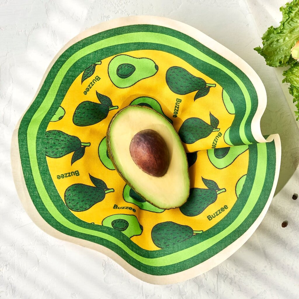 Reusable Beeswax Wraps - Rounds - Avocado