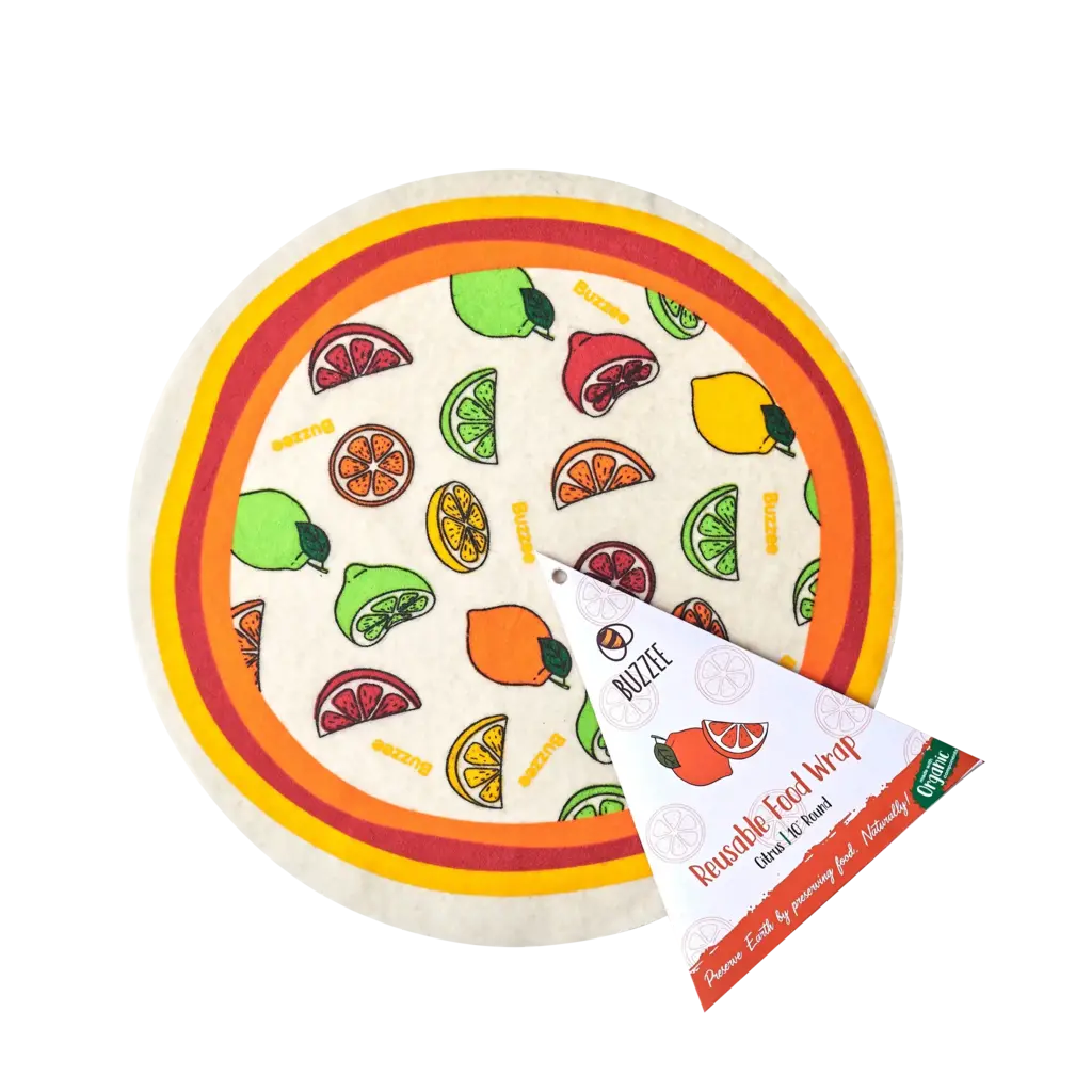Reusable Beeswax Wraps - Rounds - Citrus