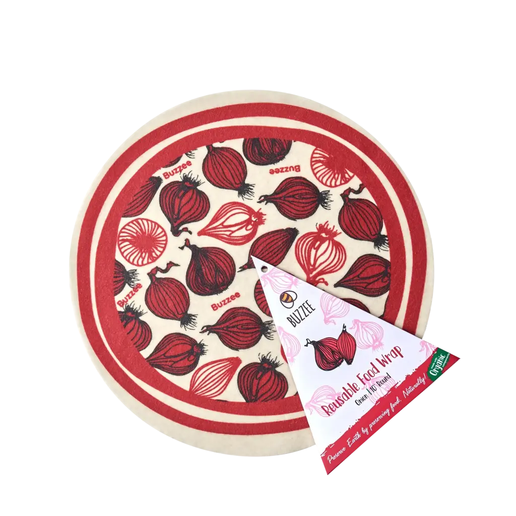 Reusable Beeswax Wraps - Rounds - Onion