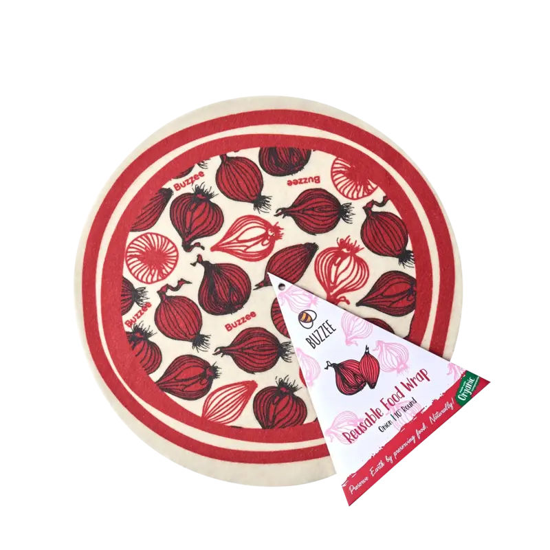 Reusable Beeswax Wraps - Rounds - Onion