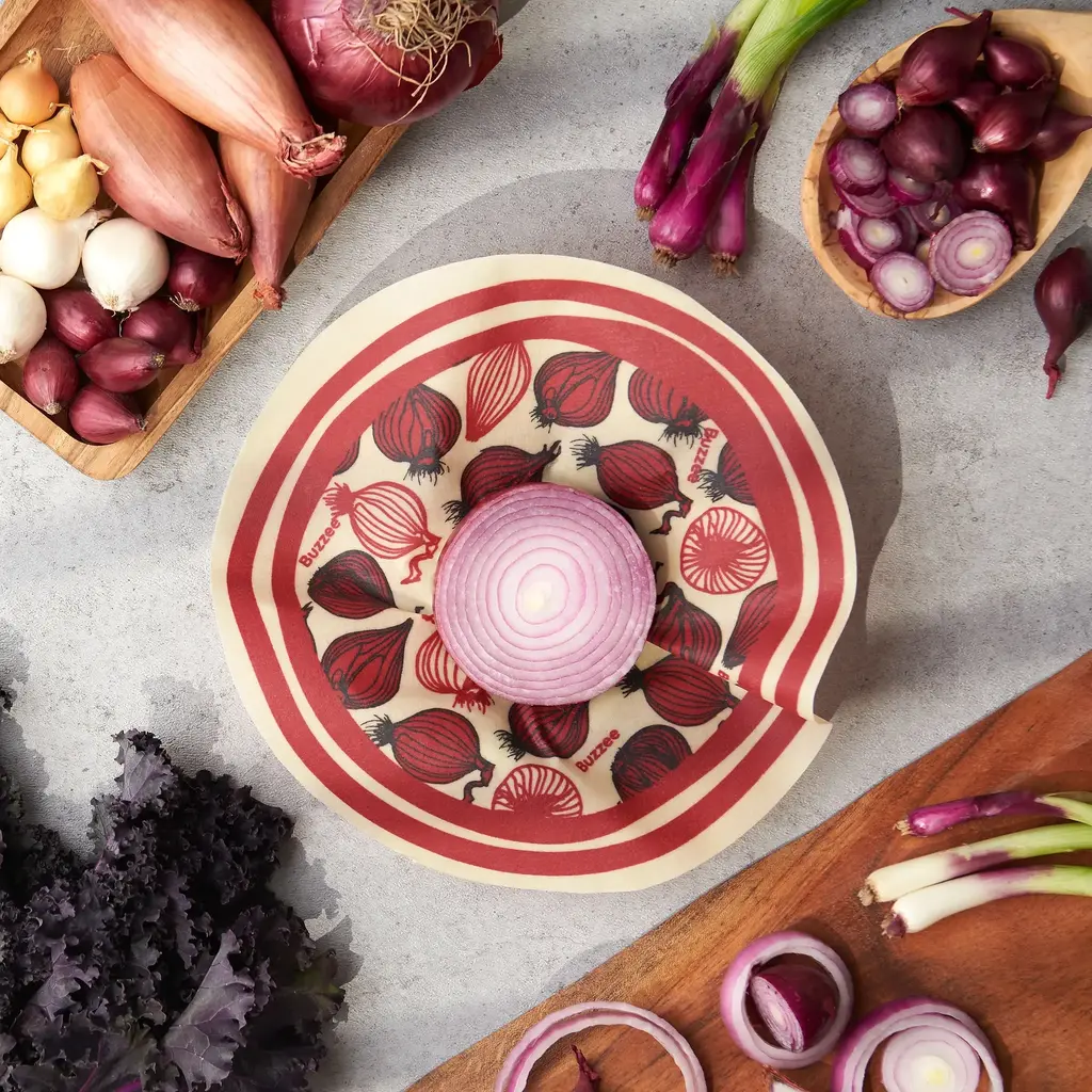Reusable Beeswax Wraps - Rounds - Onion