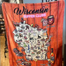 Pink Squirrel Studios Wisconsin Supper Club Blanket-Series 1