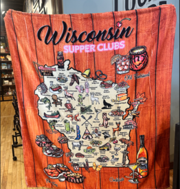 Pink Squirrel Studios Wisconsin Supper Club Blanket-Series 1