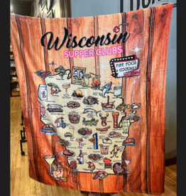 Pink Squirrel Studios Wisconsin Supper Club Blanket-Series 2