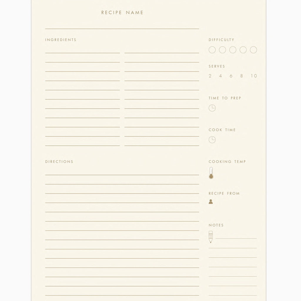 Ruff House Print Shop Recipe book: Heirloom Recipes, Black