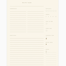 Ruff House Print Shop Recipe book: Heirloom Recipes, Black