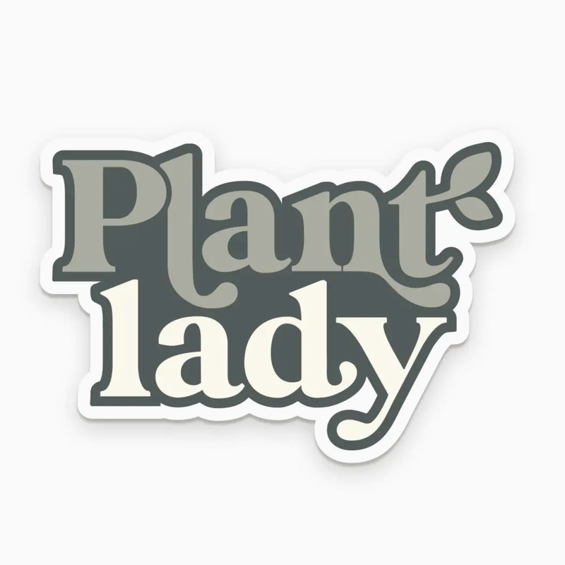 Ruff House Print Shop Sticker: Plant Lady