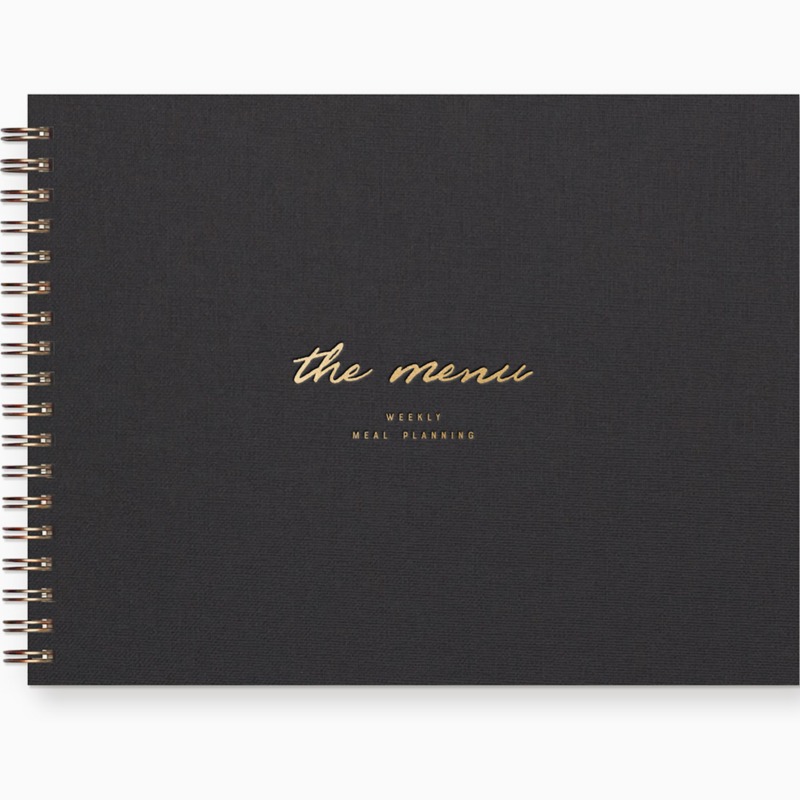 Ruff House Print Shop Meal Planner: Weekly Menu, Black