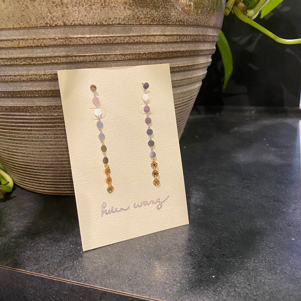 Helen Wang Jewelry Earrings - Sterling Silver 14K Gold Filled Paillettes