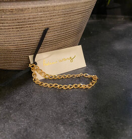 Helen Wang Jewelry Bracelet - Alternating Smooth + Textured Twisted Corb Links
