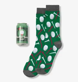 Little Blue House Beer Can Socks - Balls & Tees