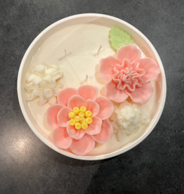 Round Flower Candle