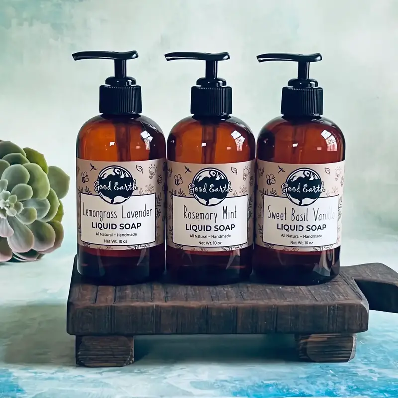 Happy Hands Liquid Soap - Sweet Basil Vanilla