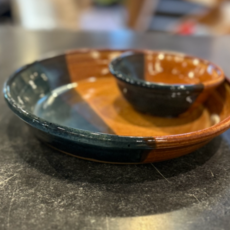 Encore Arts Pottery: Chip & Dip Tray
