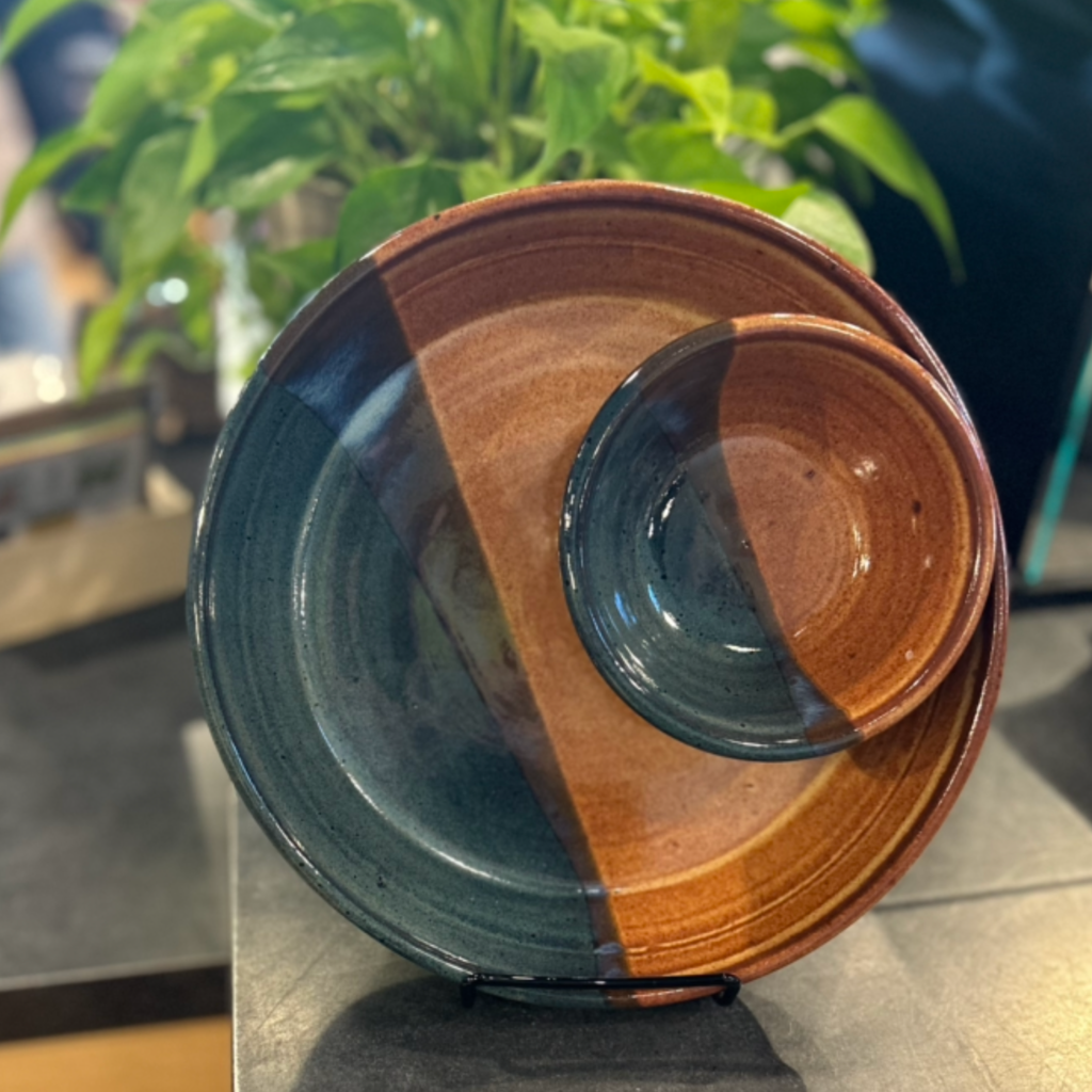 Encore Arts Pottery: Chip & Dip Tray