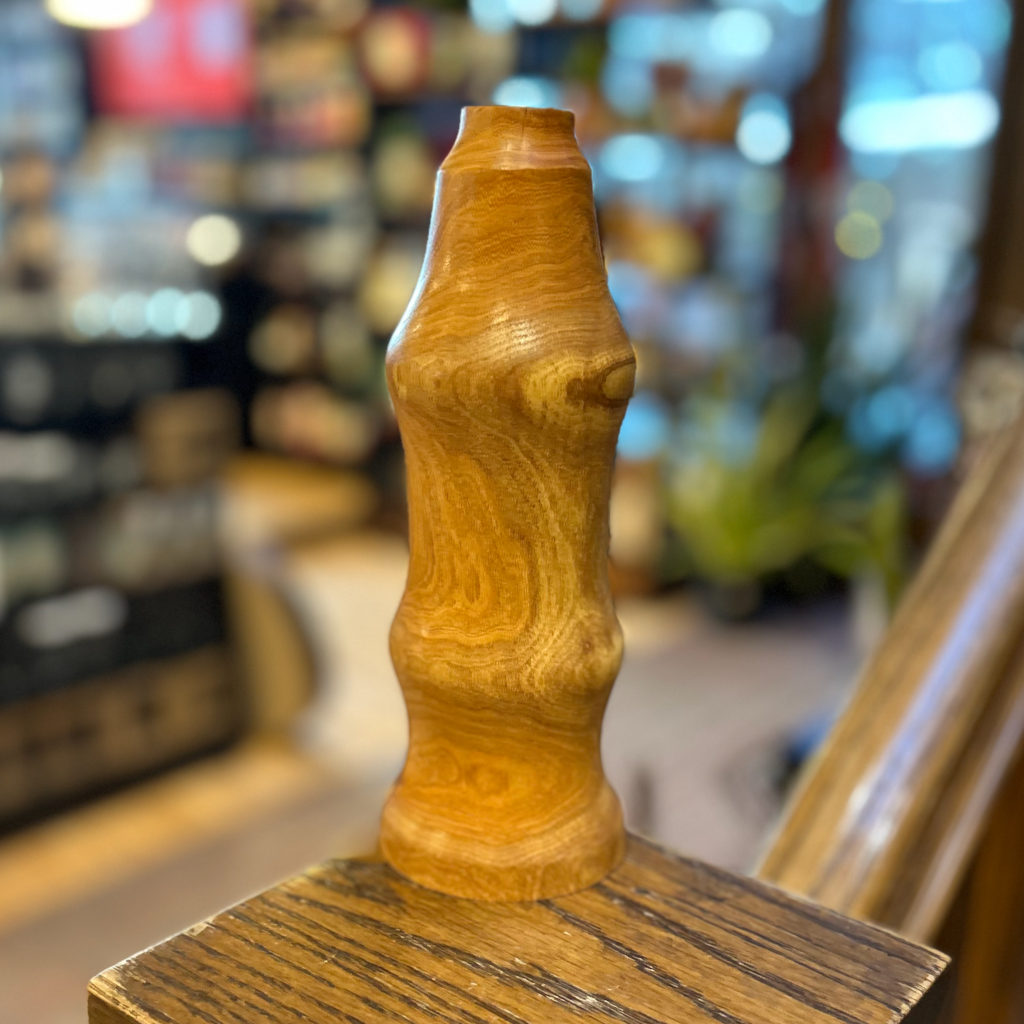 Tall Wood Vase