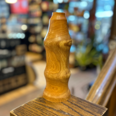Tall Wood Vase