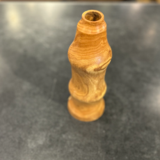 Tall Wood Vase