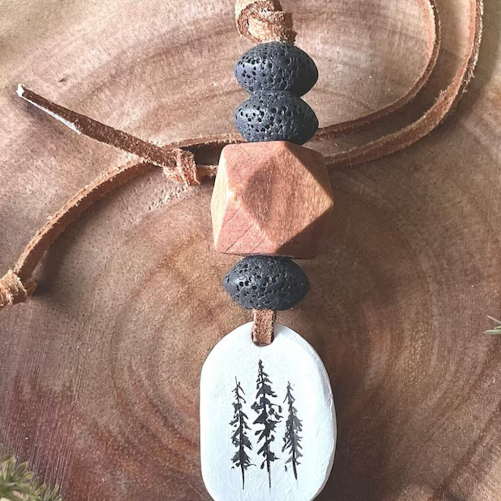 The Feral Fern Co Clay Pines Car Diffuser