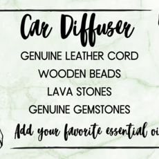 Small Crystal Car Diffuser