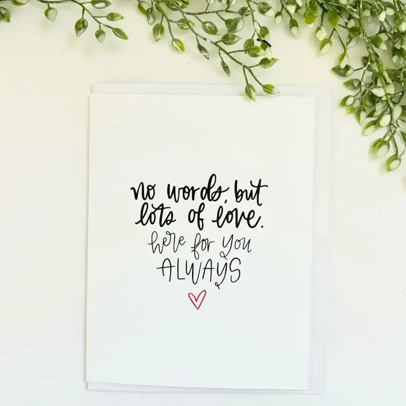 Here for You Card