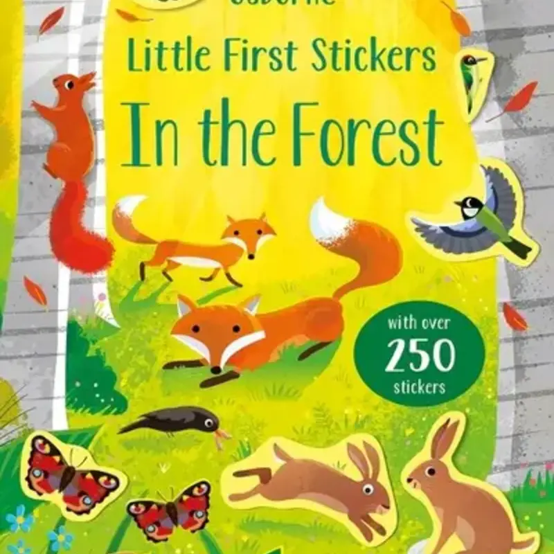 Young Caroline & Lucas Gareth Little First Stickers in the Forest