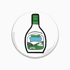 Raygun Button - Ranch bottle