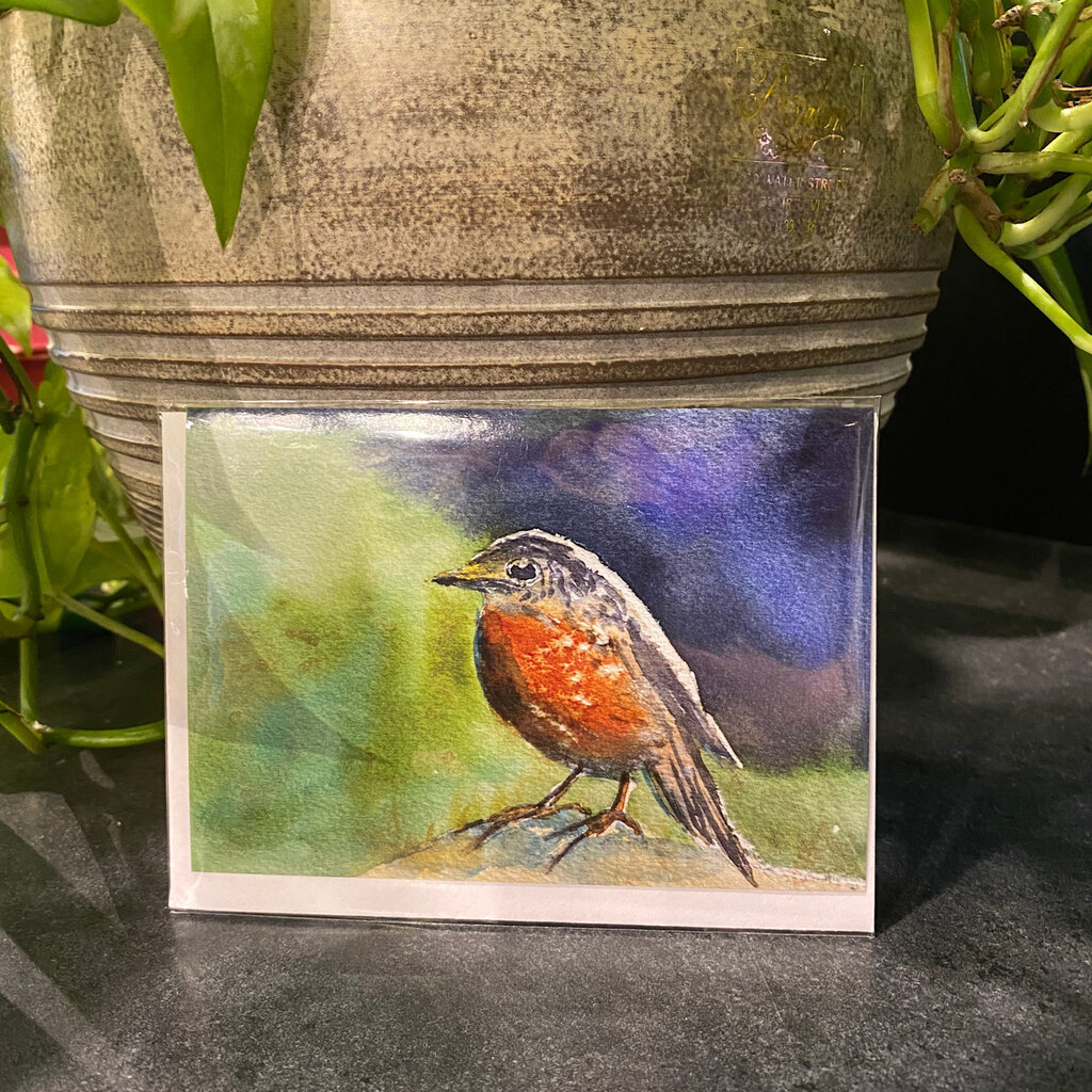 Amy Beidleman Thank You Bird Greeting Card