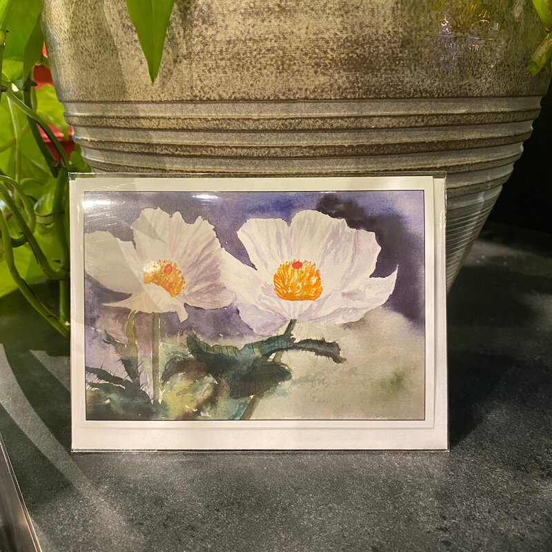 Amy Beidleman Prickly Poppy Greeting Card