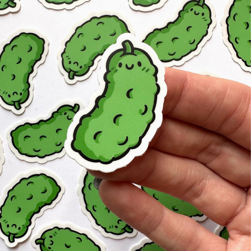 Shop Emily M Sticker - mini pickle
