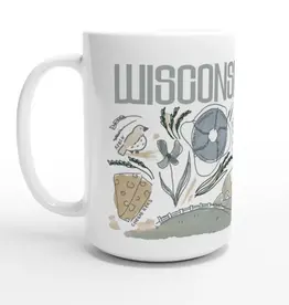Ivory and Sage Wisconsin Mug (Ivory & Sage)