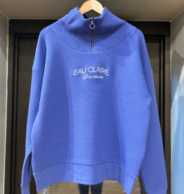 Quilted Pullover Periwinkle