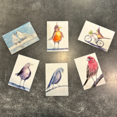 Amy Beidleman Grateful Bird Greeting Card Set (Set of 6)