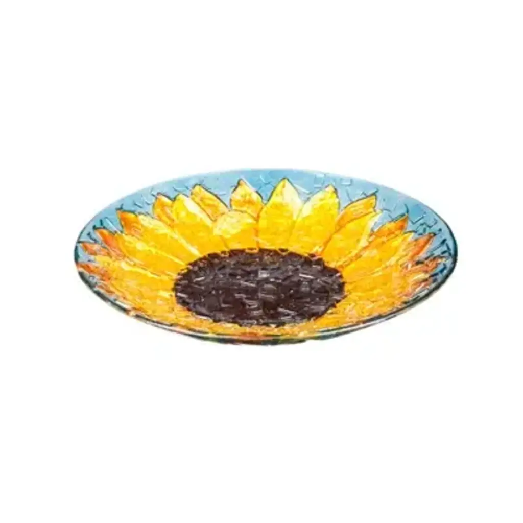 Evergreen Enterprises Sunflower Birdbath (18")
